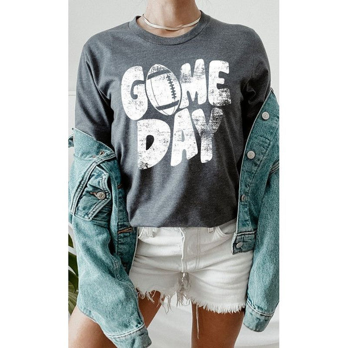 Distressed Game Day Graphic Tee