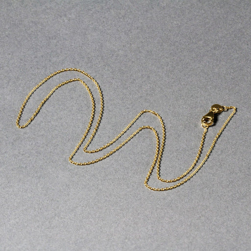 Bids.com 10k Yellow Gold Oval Cable Link Chain (0.97 mm) Necklaces