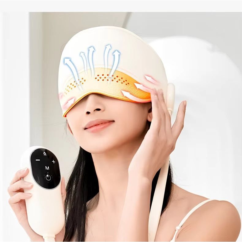 SmartPursue™ Heated Head & Eye Massager – Sleep Aid Pain Relief Device Massagers