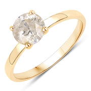 Bids.com 1.25 Carat Genuine TLC Diamond 14K Yellow Gold Ring Rings