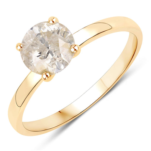 Bids.com 1.25 Carat Genuine TLC Diamond 14K Yellow Gold Ring Rings