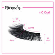 GladGirl GladGirl 3D False Lash Kit - Miranda Eyelashes