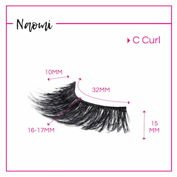 GladGirl 3D False Lash Kit - Naomi