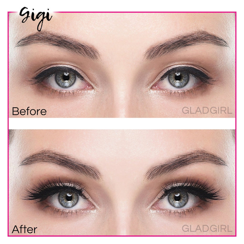 GladGirl GladGirl 3D False Lash Kit - Gigi Eyelashes