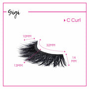 GladGirl GladGirl 3D False Lash Kit - Gigi Eyelashes