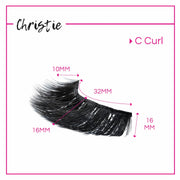 GladGirl GladGirl 3D False Lash Kit - Christie Eyelashes