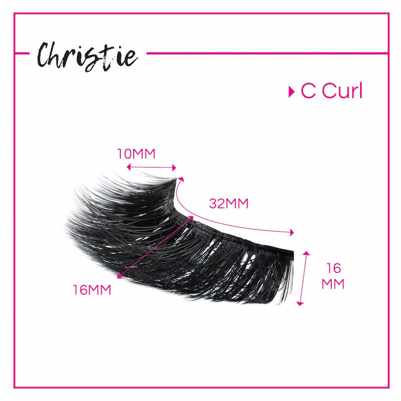 GladGirl GladGirl 3D False Lash Kit - Christie Eyelashes