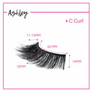GladGirl GladGirl 3D False Lash Kit - Ashley Eyelashes