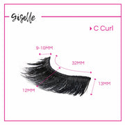 GladGirl GladGirl 3D False Lash Kit - Giselle Eyelashes