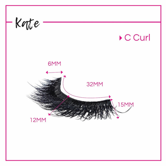 GladGirl 3D False Lash Kit - Kate