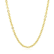 Bids.com 3.0mm 14k Yellow Gold Forsantina Lite Cable Link Chain Necklaces