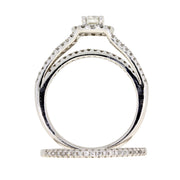 Bids.com 1.00ct Diamond Engagement Ring Set 14KT White Gold Rings