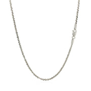 Bids.com 14k White Gold Sparkle Chain 1.5mm Necklaces