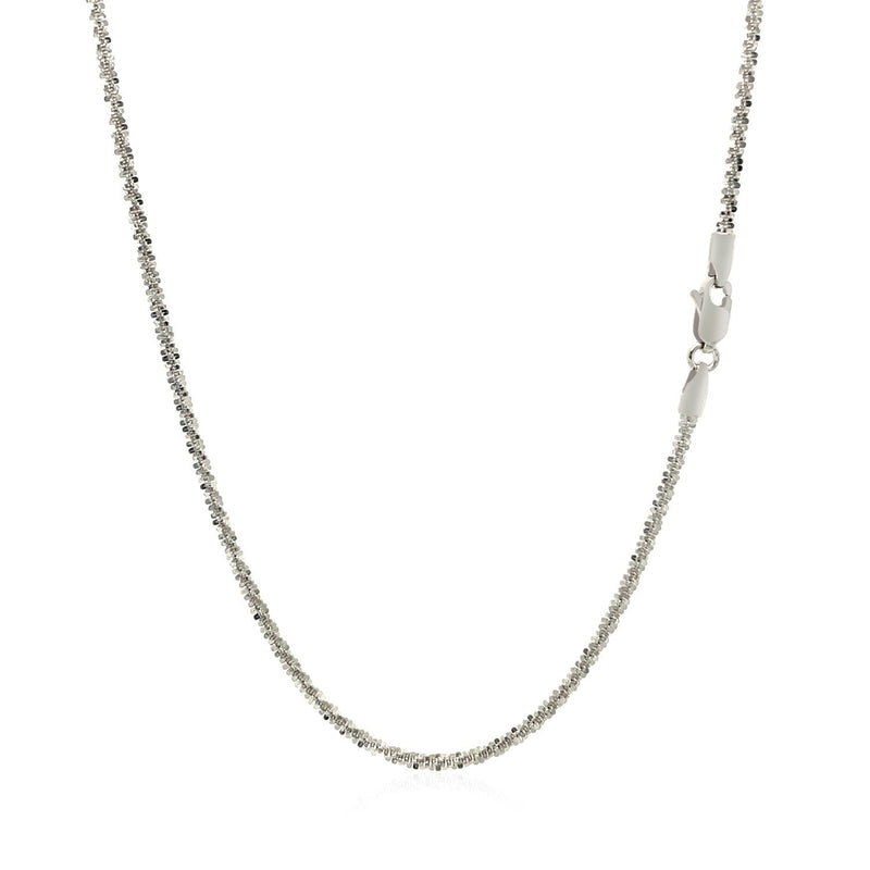 Bids.com 14k White Gold Sparkle Chain 1.5mm Necklaces