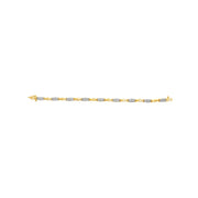 Bids.com 10K Yellow Gold 1.00 Cttw Round-Cut Diamond Spiral Link 7" Bracelet (H-I Color, I2-I3 Clarity) Bracelets