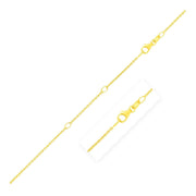 Bids.com Double Extendable Diamond Cut Cable Chain in 14k Yellow Gold (1.4mm) Necklaces
