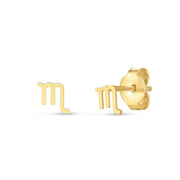 Bids.com 14k Yellow Gold Scorpio Stud Earrings Earrings