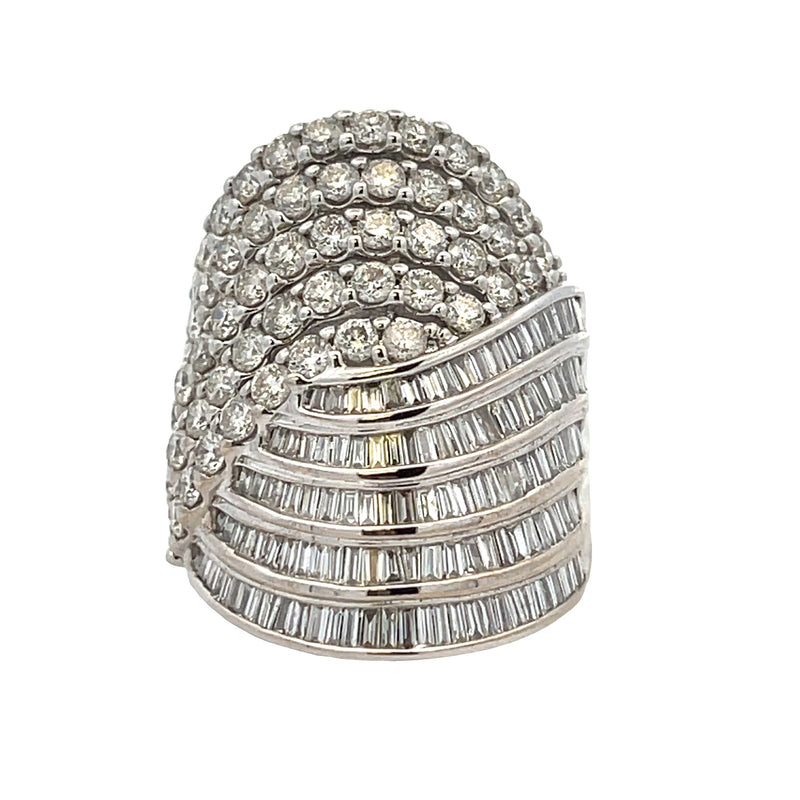 Bids.com 4.00ct Diamond Ring 10KT White Gold Rings