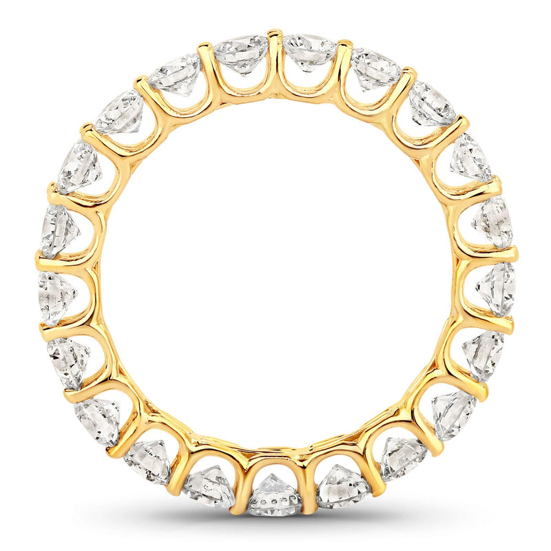 Bids.com 2.52 Carat Genuine Lab Grown Diamond 14K Yellow Gold Ring Rings