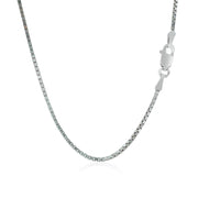 Bids.com 14k White Gold Classic Box Chain 1.1mm Necklaces