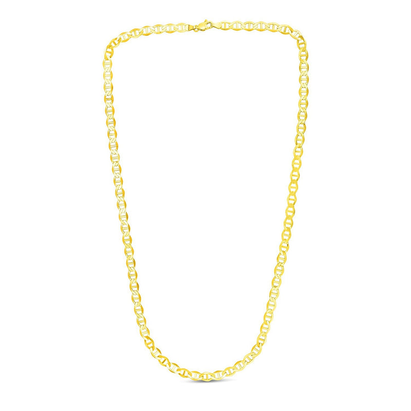 Bids.com 5.5mm 10k Yellow Gold Mariner Link Chain Necklaces