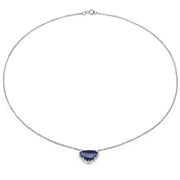 Bids.com 3.92 Carat Genuine Blue Aventurine .925 Sterling Silver Pendant Pendants