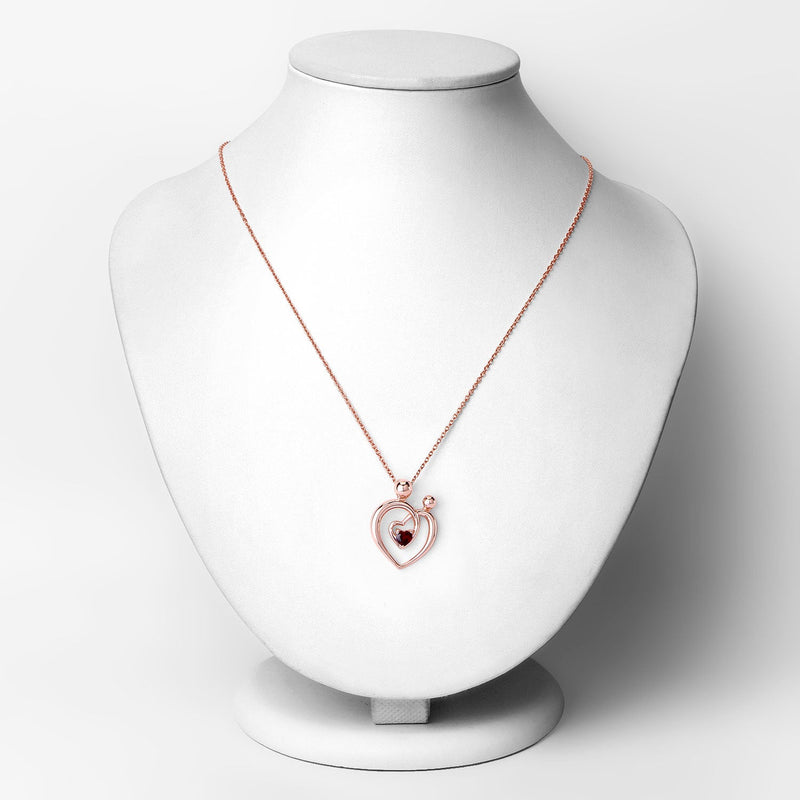 Bids.com 0.32 Carat Genuine Garnet .925 Sterling Silver Pendant Pendants