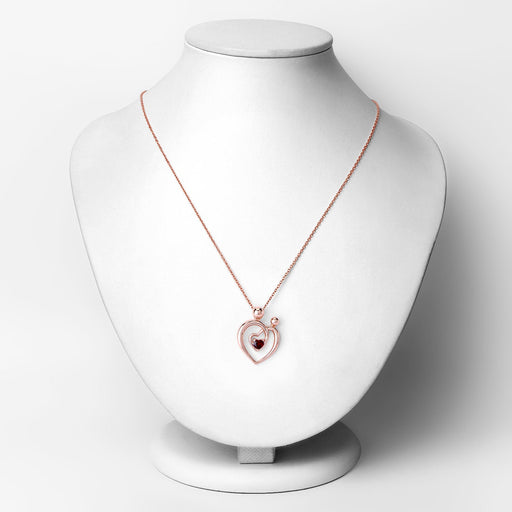 Bids.com 0.32 Carat Genuine Garnet .925 Sterling Silver Pendant Pendants