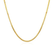 Bids.com 14k Yellow Gold Classic Box Chain 1.4mm Necklaces