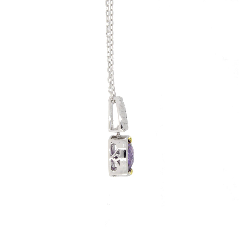 Bids.com Cubic Zirconium Fashion Pendants Sterling Silver Pendants