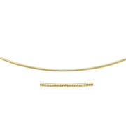 Bids.com 14k Yellow Gold Necklace in a Round Omega Chain Style Necklaces