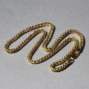 Bids.com 4.1mm 14k Yellow Gold Diamond Cut Round Franco Chain Necklaces