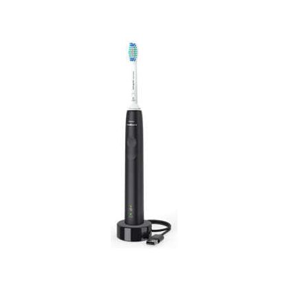 Philips Sonicare 3100 Rechargeable Electric Toothbrush Black HX3681/04 - 16 Oz