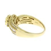 Bids.com 1.00ct Diamond Eng Only 14KT Yellow Gold Rings