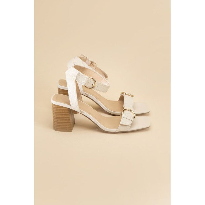 TREATY-S Buckle Sandal Heel