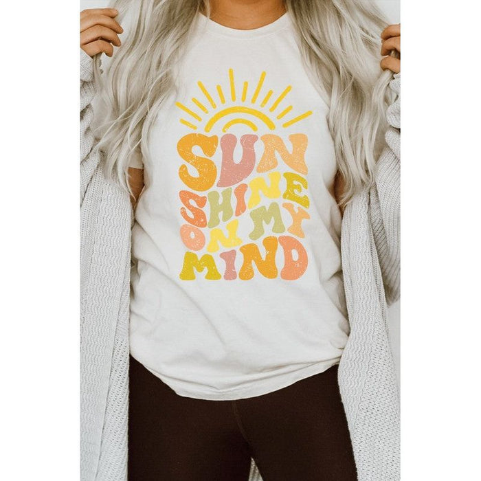 Sun Shine On My Mind Sunshine Summer Graphic Tee