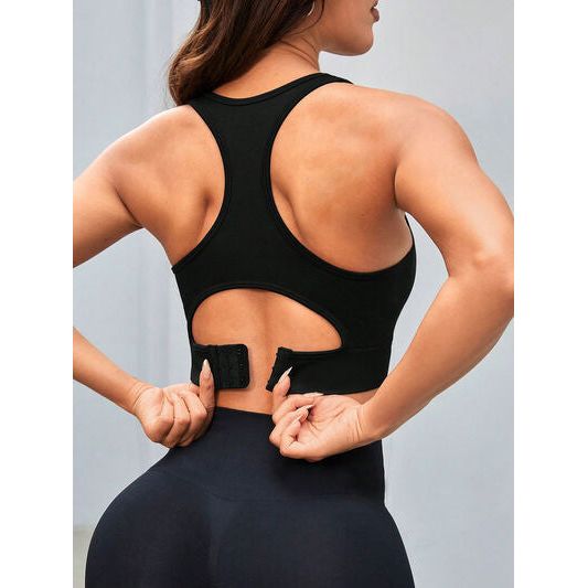 Cutout Racerback Scoop Neck Active Tank