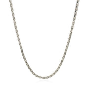 Bids.com 2.2mm Sterling Silver Rhodium Plated Wheat Chain Necklaces