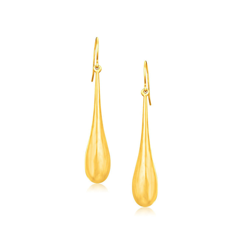 Bids.com 14k Yellow Gold Dramatic Drop Earrings Earrings