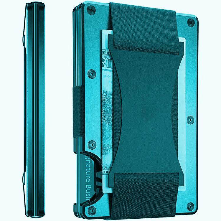 SmartPursue™ Carbon Fiber Wallet - RFID Blocking Metal Card Holder Card Wallet
