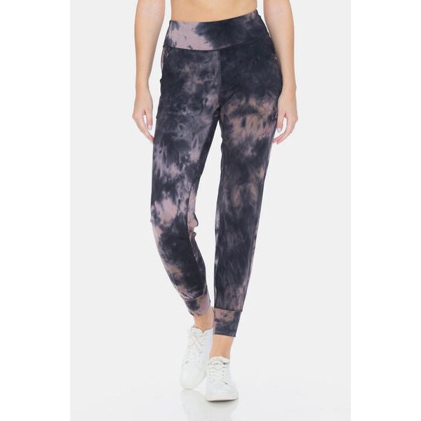 Leggings Depot Tie-Dye High Waist Cropped Leggings