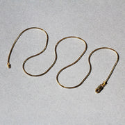 Bids.com 14k Yellow Gold Round Snake Chain 0.9mm Necklaces