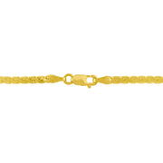 Bids.com 14K Yellow and White Gold 1/4 Cttw Princess Cut Diamond Channel-Set â€œVâ€ Shape 18" Pendant Necklace (H-I Color, SI2-I1 Clarity) Necklaces