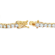 Bids.com 5.50ct Diamond Tennis Bracelet 18KT Yellow Gold Bracelets