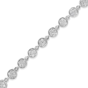 Bids.com .925 Sterling Silver 2.0 Cttw Round Diamond Link Bracelet (G-H Color, I1-I2 Clarity) - 7.25" Bracelets