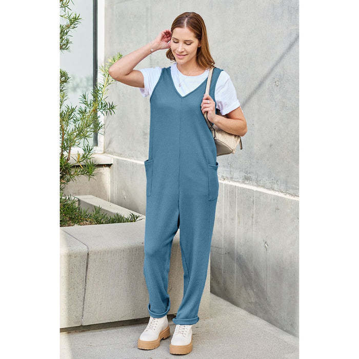 Double Take Sleeveless Straight Jumpsuit