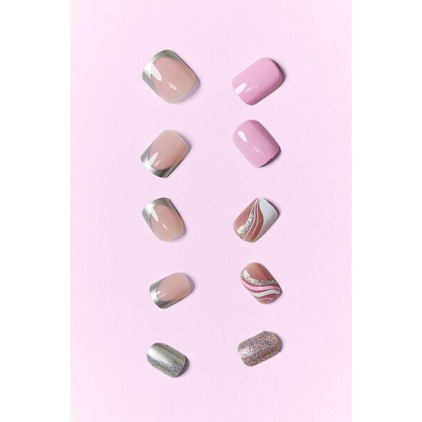 Mill's Beauty Supply SO PINK BEAUTY Press On Nails, 2 Packs