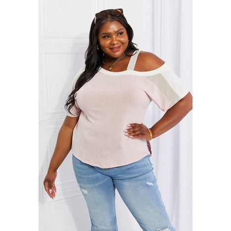 Andree by Unit Something Simple Cold Shoulder Tee