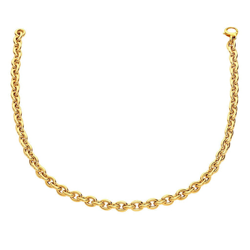 Bids.com 14k Yellow Gold Polished Cable Link Necklace Necklaces