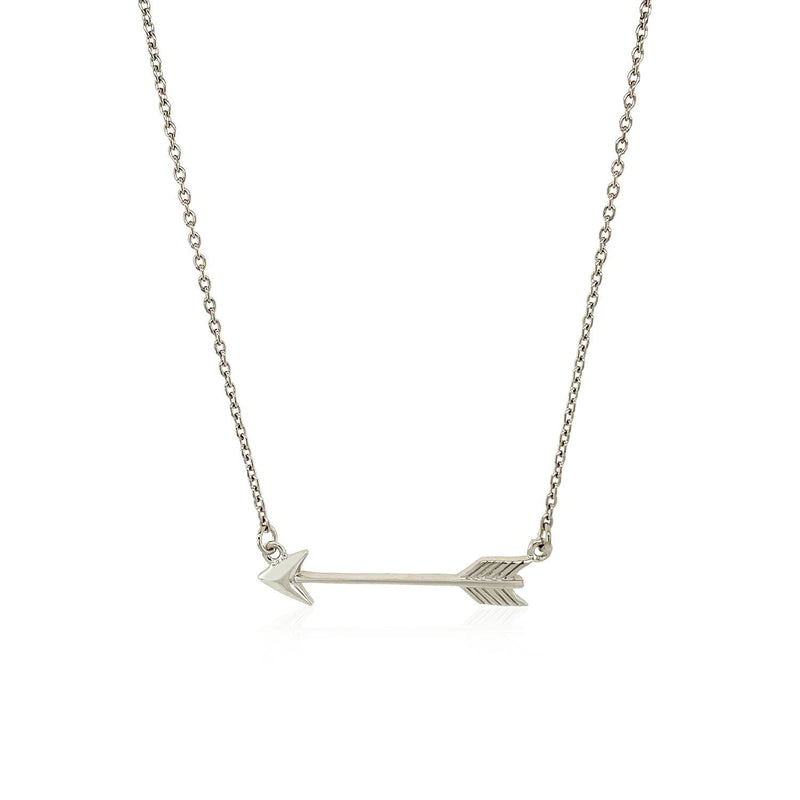 Bids.com Necklace with Arrow in Sterling Silver Necklaces